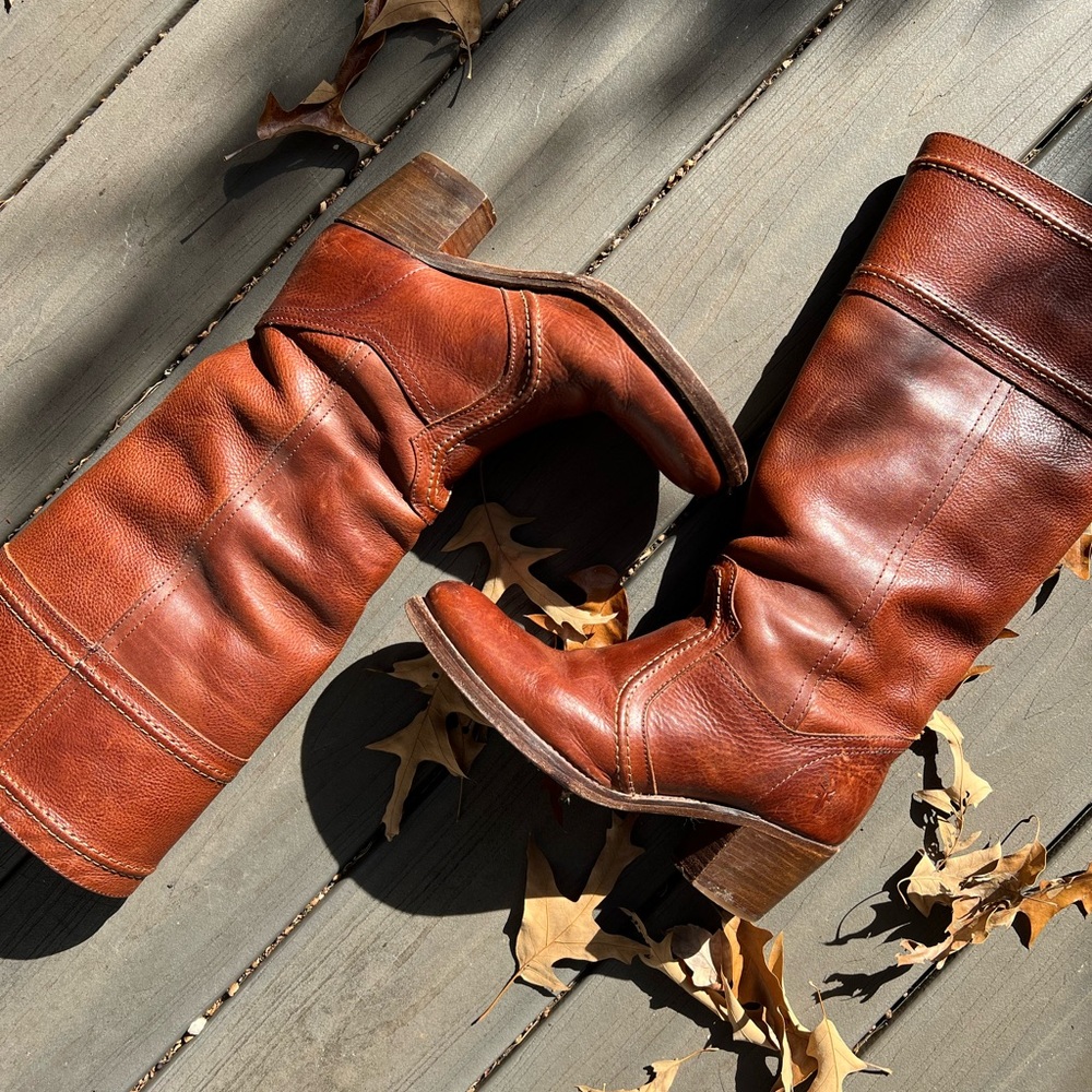FRYE Leather Knee-High Boots